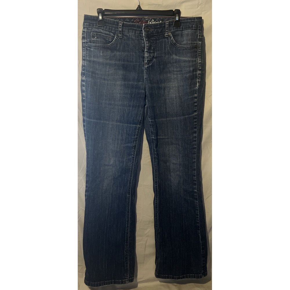 WOMENS TOMMY HILFIGER JEANS HOPE BOOT CUT MEDIUM WASH SIZE 10R‎